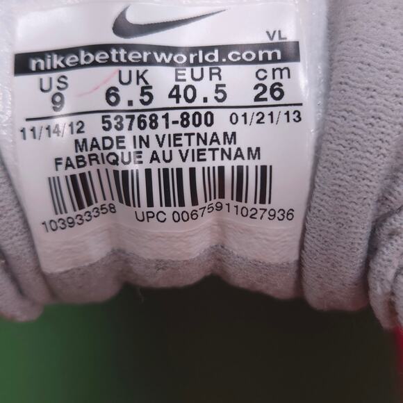 Nike Anodyne DS Athletic Lace Up Running Shoe Womens Size 9 537681-800 Orange - Picture 10 of 10